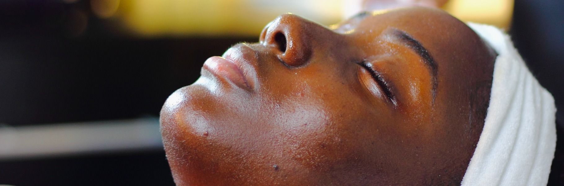 woman at Spa Palmera getting a facial